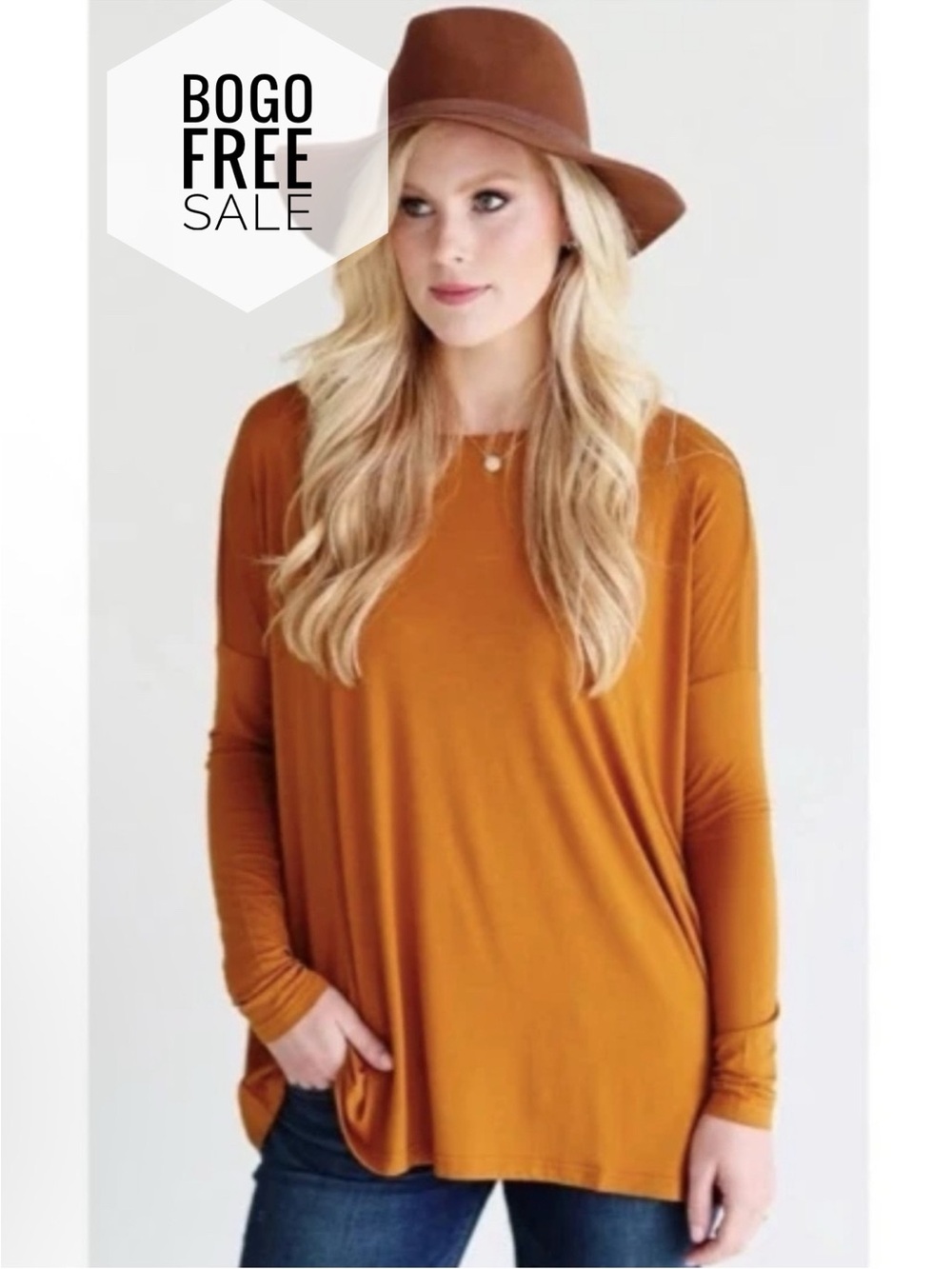 Piko 1988 Mustard Long Sleeve Tunic